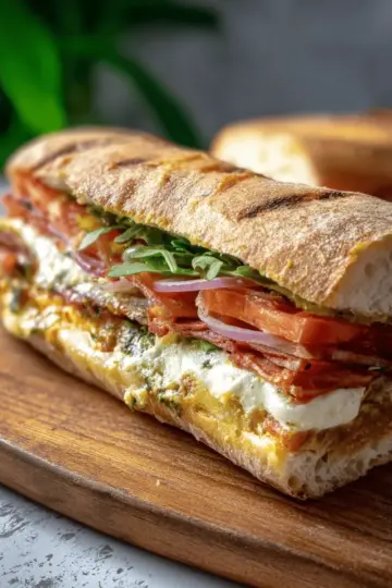 The Ultimate Gourmet Ciabatta Sandwich