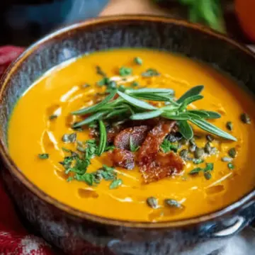 Butternut Squash and Sweet Potato Soup