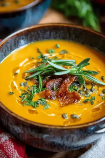 Butternut Squash and Sweet Potato Soup