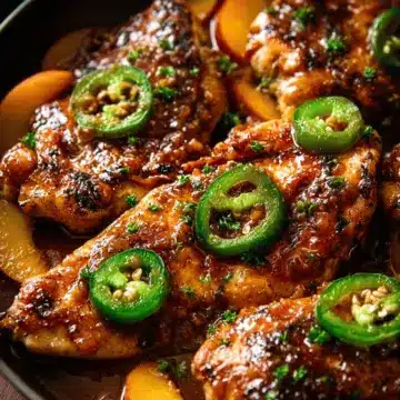 Jalapeno Peach Chicken