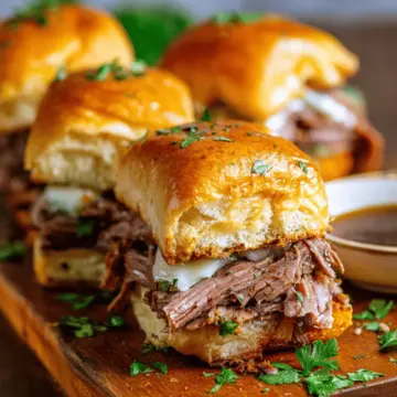 Easy French Dip Sliders Recipe