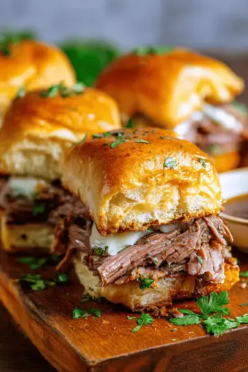 Easy French Dip Sliders Recipe