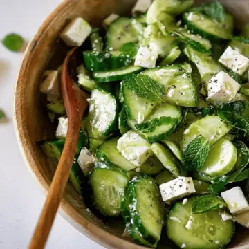 Easy Cucumber Feta Salad