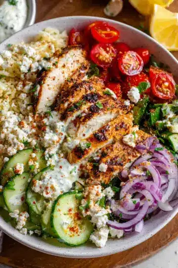 Greek Chicken Bowls