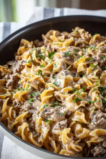 Ground Beef Stroganoff Recipe