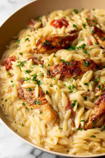 Cajun Chicken Orzo