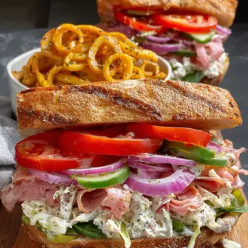 Grinder Salad Sandwiches