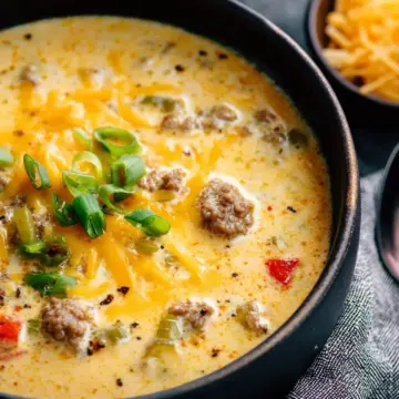 Award Winning Cheeseburger Soup