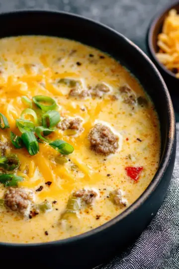 Award Winning Cheeseburger Soup