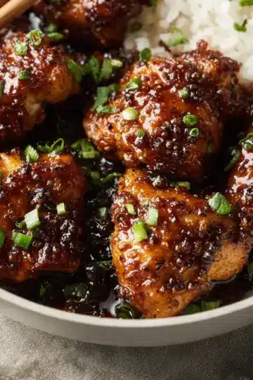 Honey Black Pepper Chicken Thighs