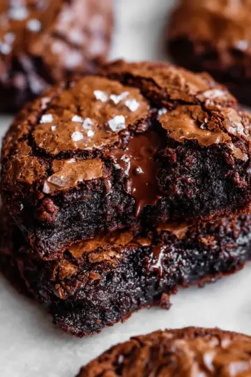 The BEST Fudgy Chewy Brookies