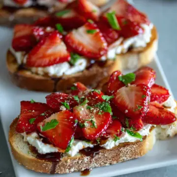 Strawberry Ricotta Toast Recipe