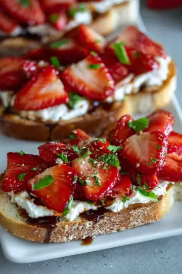 Strawberry Ricotta Toast Recipe