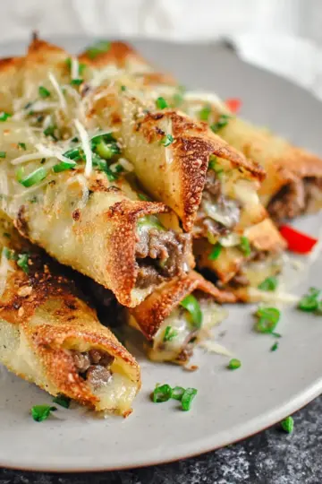 Keto Philly Cheesesteak Roll Ups