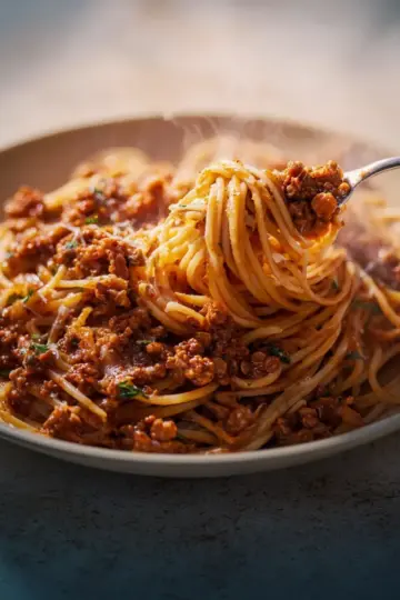 Easy spaghetti bolognese