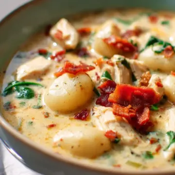 Chicken Bacon Gnocchi Soup