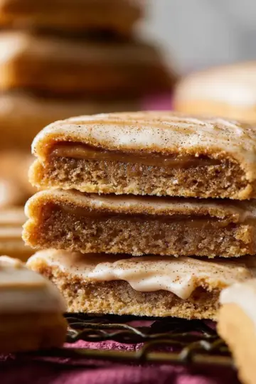 Frosted Brown Sugar Cinnamon Pop Tart Cookies