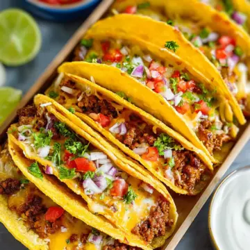 Cheesy Baked Tacos