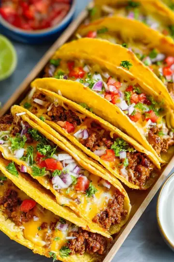Cheesy Baked Tacos