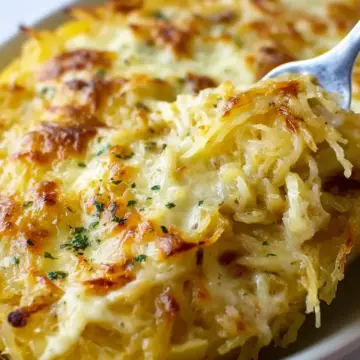 Spaghetti Squash Au Gratin