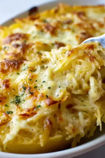 Spaghetti Squash Au Gratin