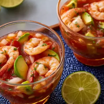 Authentic Mexican Shrimp Cocktail (Coctel de Camarones estilo Mexicano)
