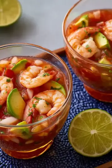 Authentic Mexican Shrimp Cocktail (Coctel de Camarones estilo Mexicano)