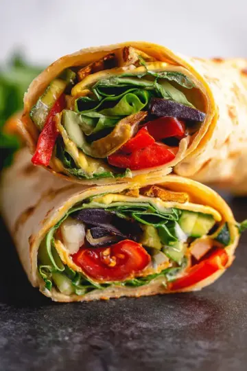 Grilled Veggie Wraps