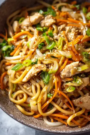 Easy Chicken Lo Mein
