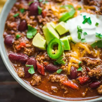 Slow Cooker Chili Recipe