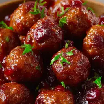 Cranberry Meatballs