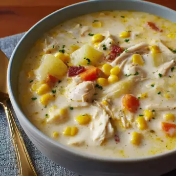 Easy Chicken and Corn Chowder