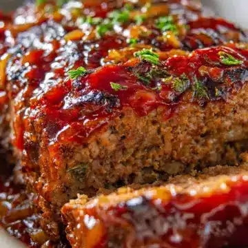 The Best Bourbon Glaze Meatloaf