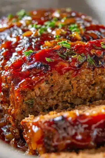 The Best Bourbon Glaze Meatloaf