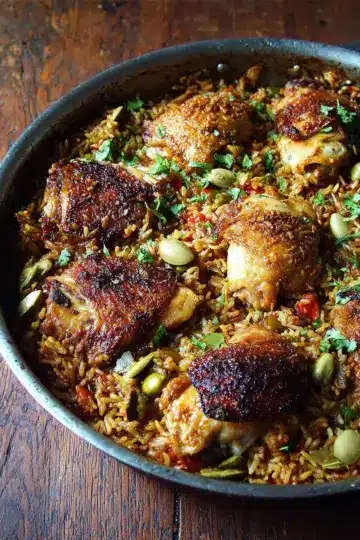 Moroccan Chicken & Rice