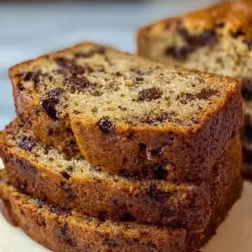 Espresso Banana Bread (with Chocolate Chips)