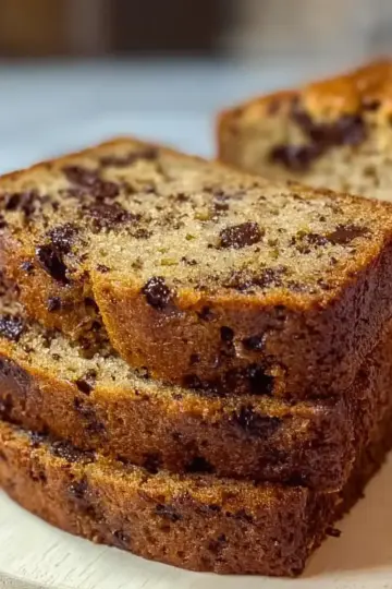Espresso Banana Bread (with Chocolate Chips)