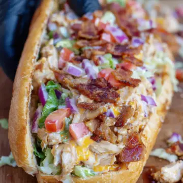 Chicken Bacon Ranch Chopped Sandwich