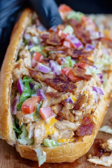 Chicken Bacon Ranch Chopped Sandwich