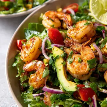 Cilantro Lime Shrimp Salad
