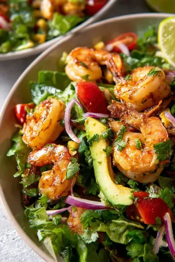 Cilantro Lime Shrimp Salad