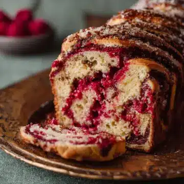 Raspberry Swirl Babka