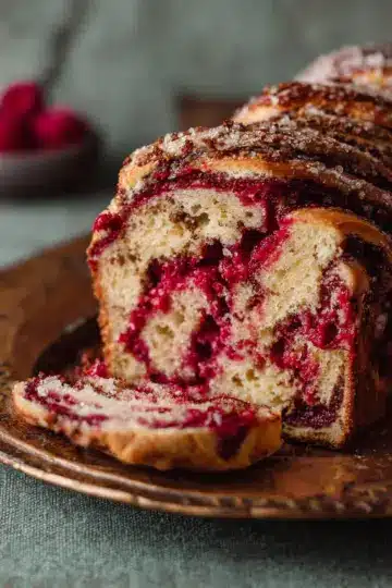 Raspberry Swirl Babka
