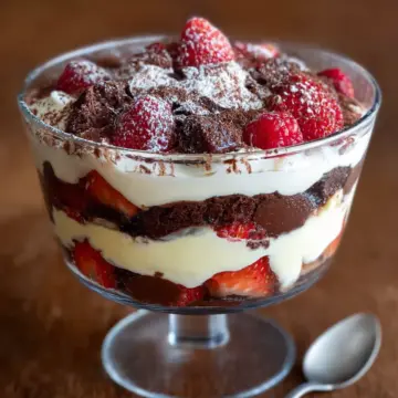 Chocolate Brownie Trifle