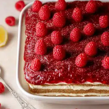 Fresh Raspberry Tiramisu