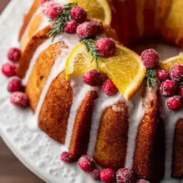 Cranberry Orange Bundt Cake
