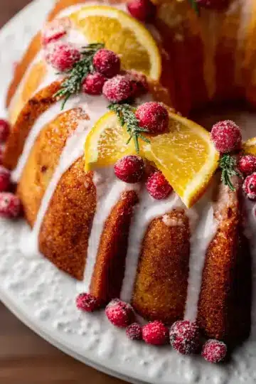 Cranberry Orange Bundt Cake