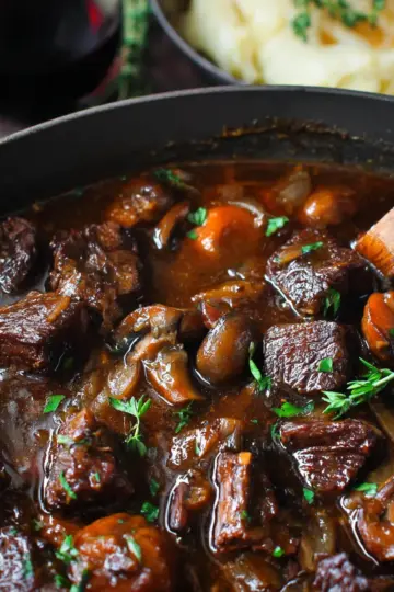 Wild Mushroom and Beef Stew