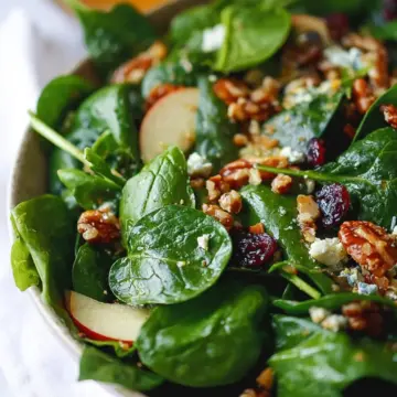 Winter Spinach Salad
