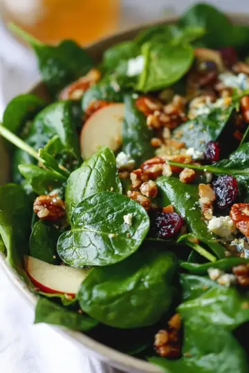 Winter Spinach Salad